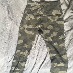 Lululemon Light green camo align leggings